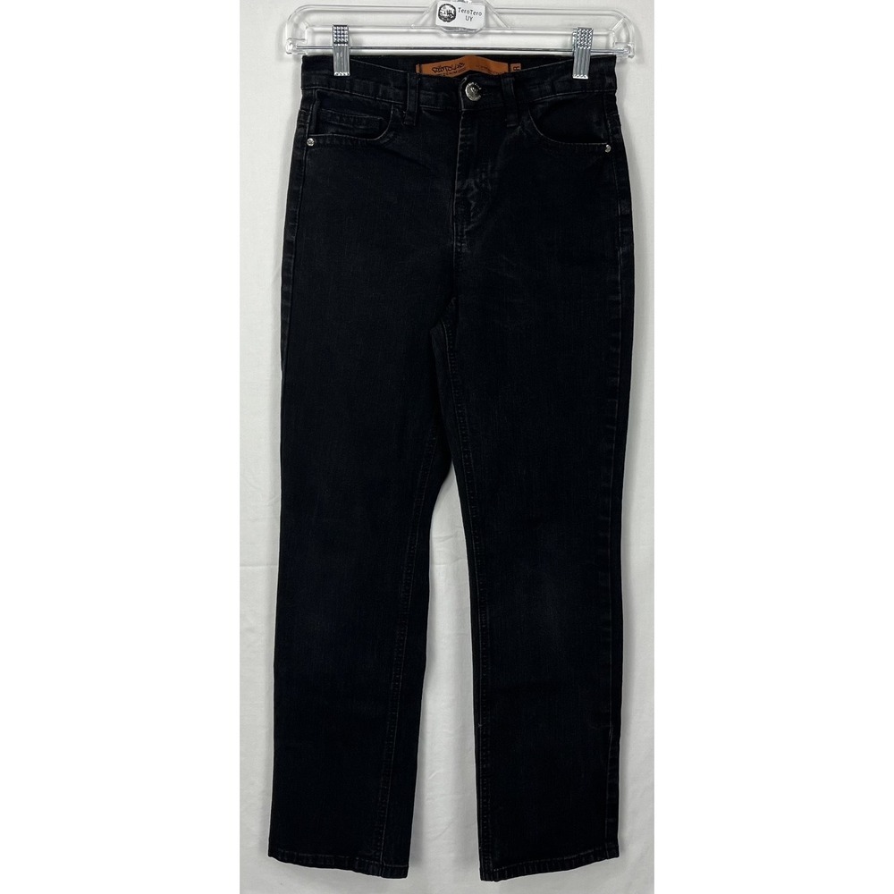 EUC Riot Club Denim Big Boys Black Straight Leg Jeans Denim Stretch Size 14 R